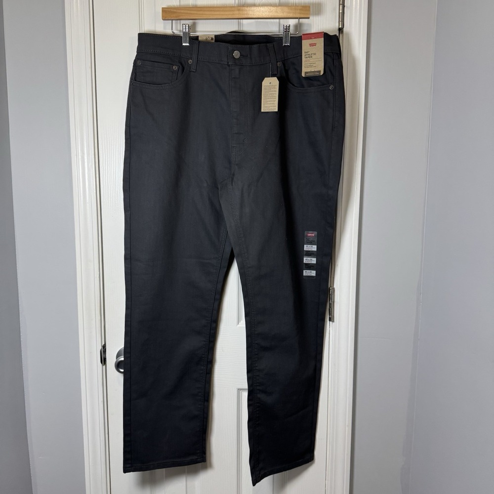 Levis 541 Athletic Taper Stretch Mens Jeans 40x32 Graphite #0005 NWT‎